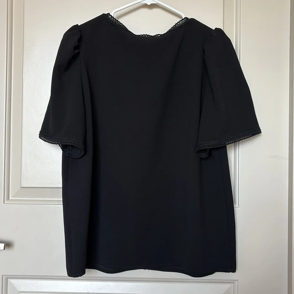 Sezane Valencia Blouse Black - Size 40 - Picture 3 of 8